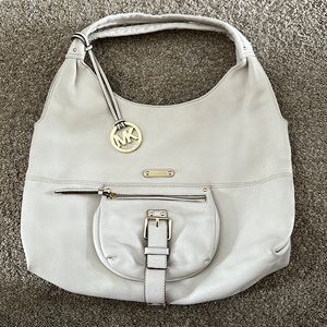 Large pebbled leather Michael Kors bag